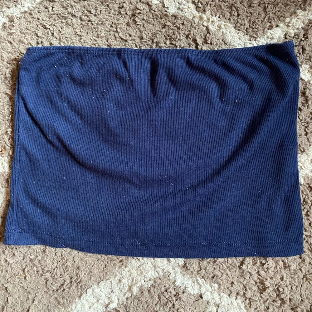 navy blue tube top